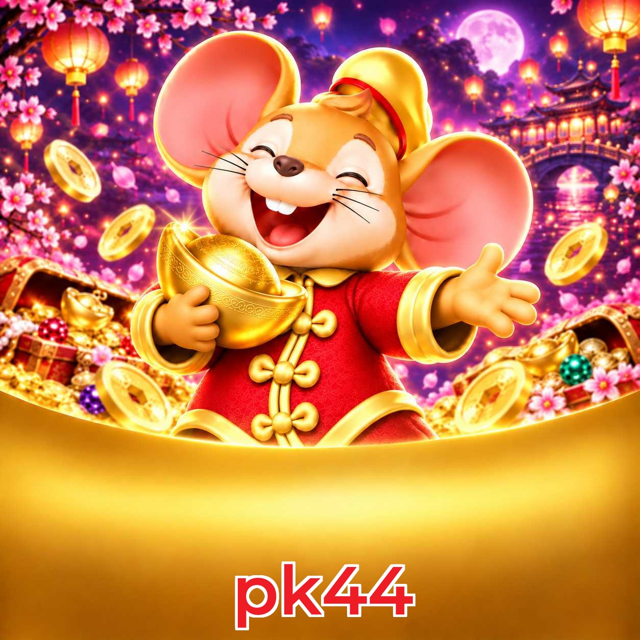 Página oficial da pk44 no Facebook com promoções e suporte